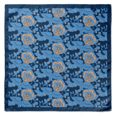 BLUE FLORAL DOTS TIE SET